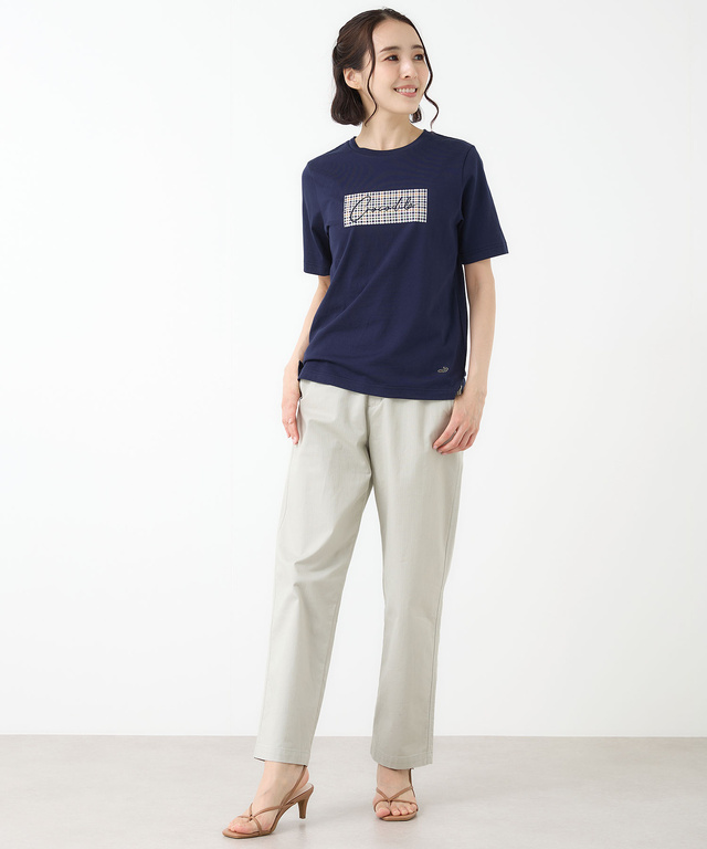 クロコダイルタータン ロゴ Tシャツ