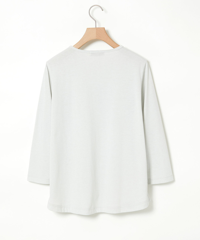トランク柄プリント 七分袖 Tシャツ