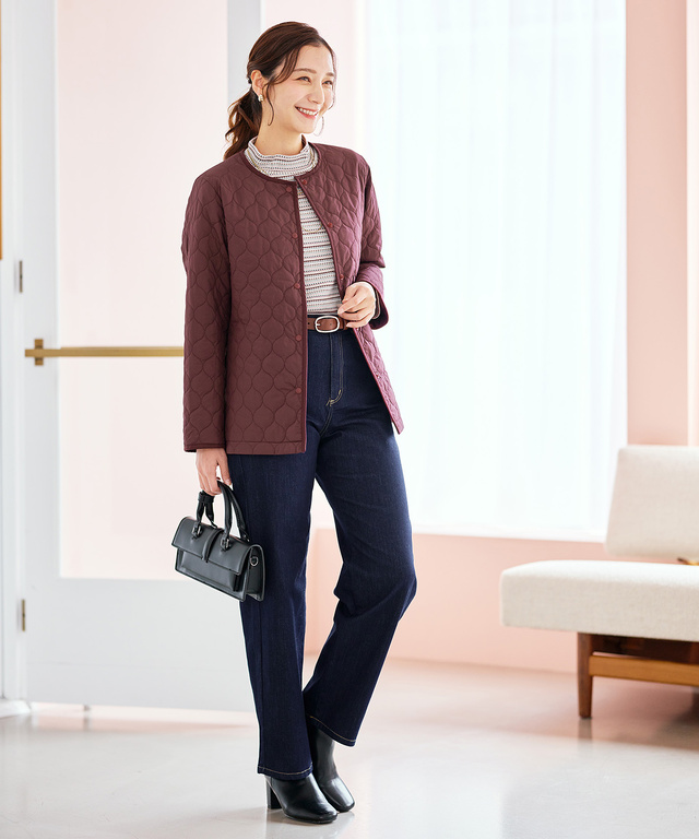 中綿 キルティング ジャケット