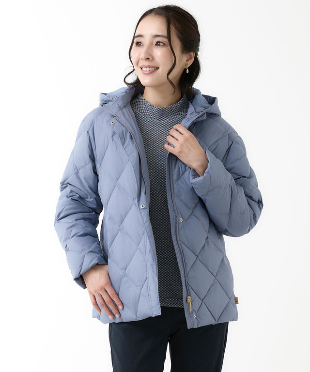 2WAYフード キルトダウン ジャケット