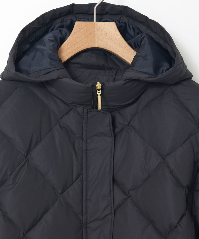 2WAYフード キルトダウン ジャケット