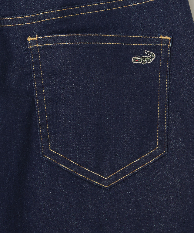 セミワイド ストレッチデニム パンツ