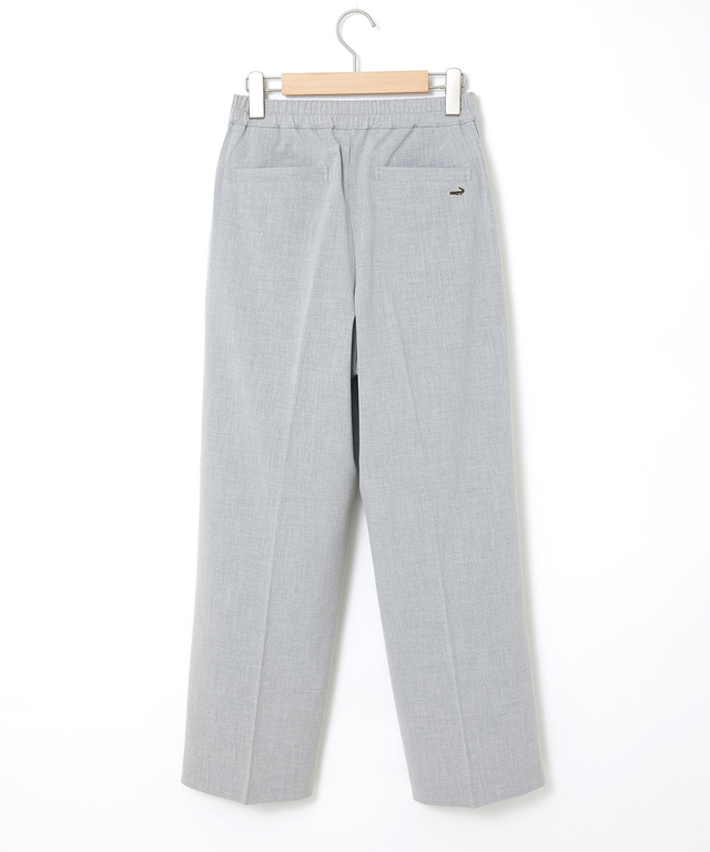 センタープレス セミワイドパンツ 