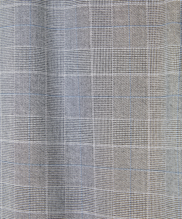 チェック柄 テーパード パンツ