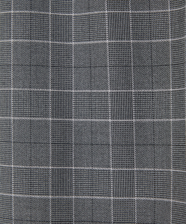 チェック柄 テーパード パンツ