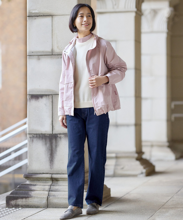 ストレッチ ストレート デニムパンツ