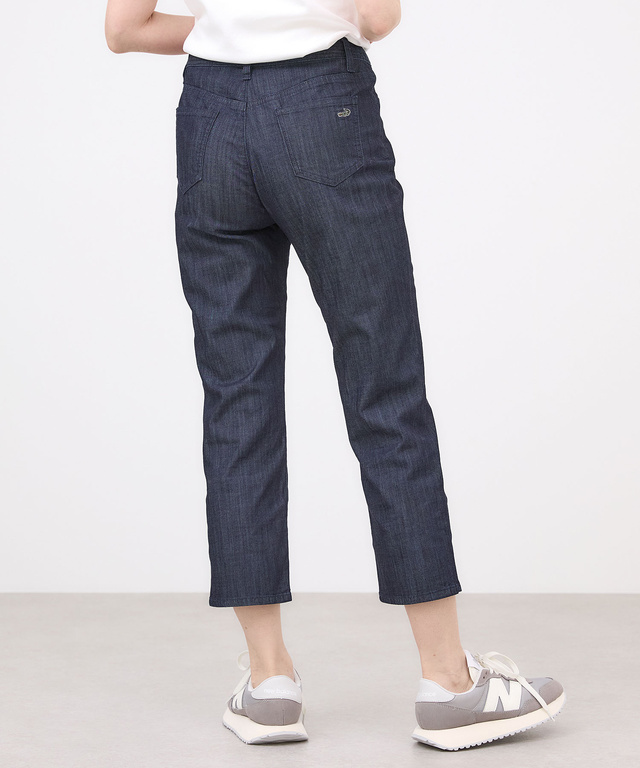 ブリーズデニム 【スリム8分丈】【接触冷感】