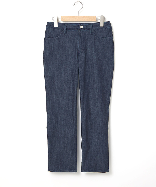 ブリーズデニム 【スリム8分丈】【接触冷感】