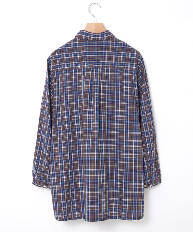 ドビー チェック柄 チュニック