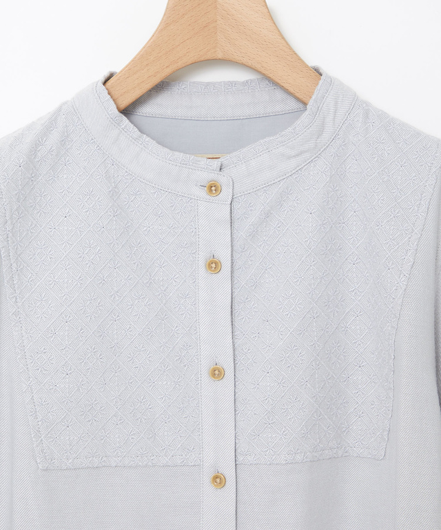 刺繍 ヨークデザイン チュニック