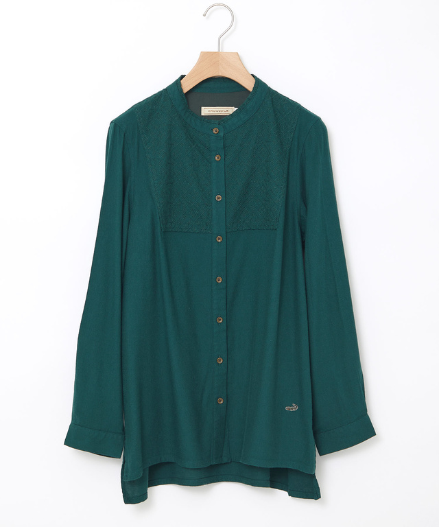 刺繍 ヨークデザイン チュニック