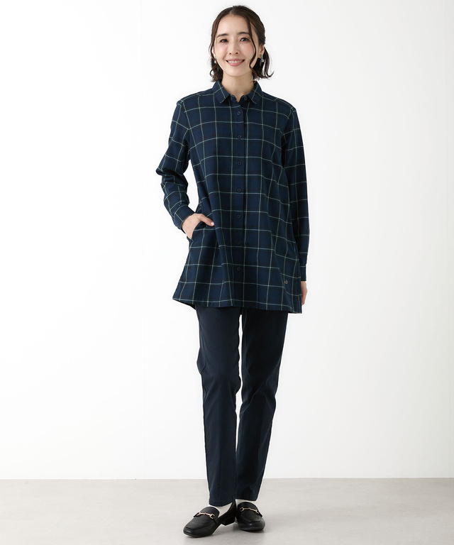 ビエラ チェック柄 チュニック