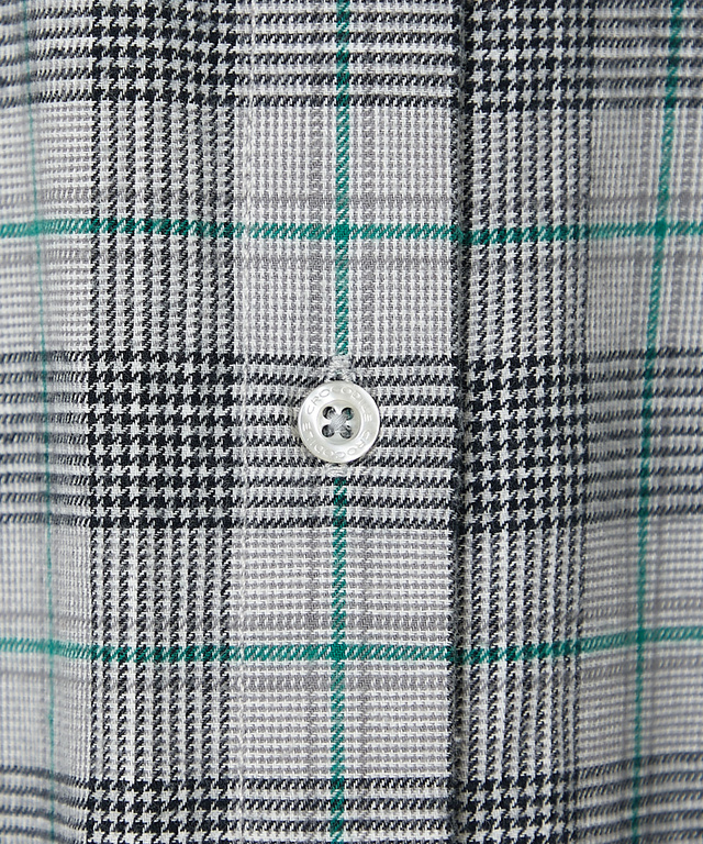 微起毛 チェック柄 チュニック【オンラインショップ限定】