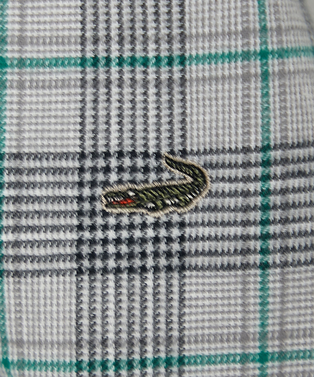 微起毛 チェック柄 チュニック【オンラインショップ限定】