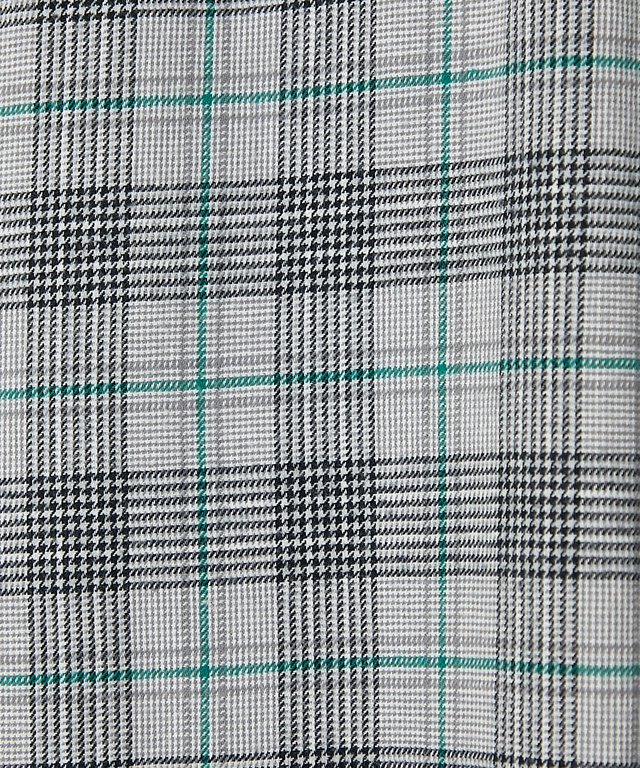 微起毛 チェック柄 チュニック【オンラインショップ限定】