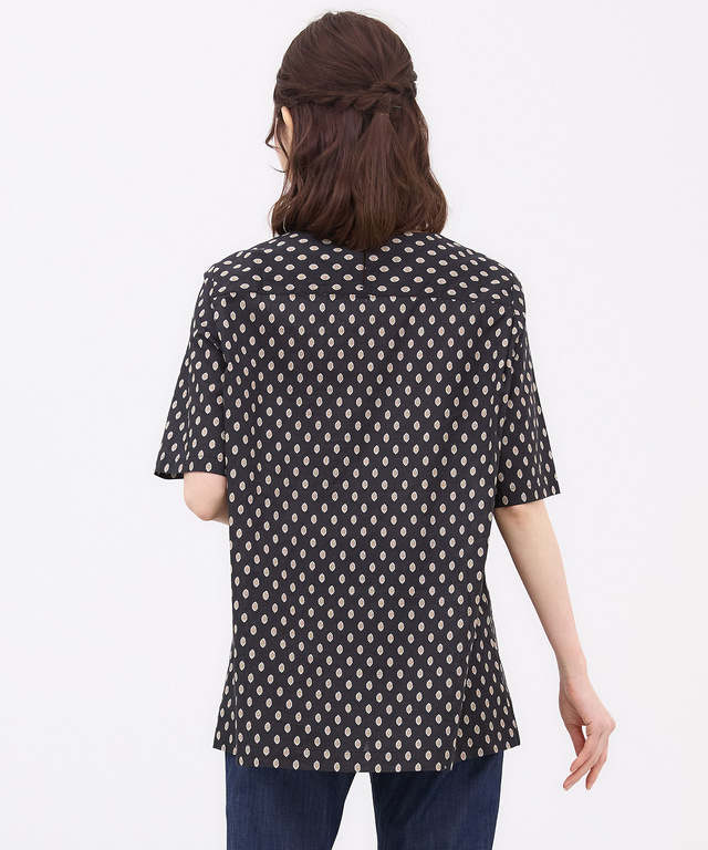 プロヴァンス柄 スクエアネック チュニック【オンラインショップ・一部店舗限定】