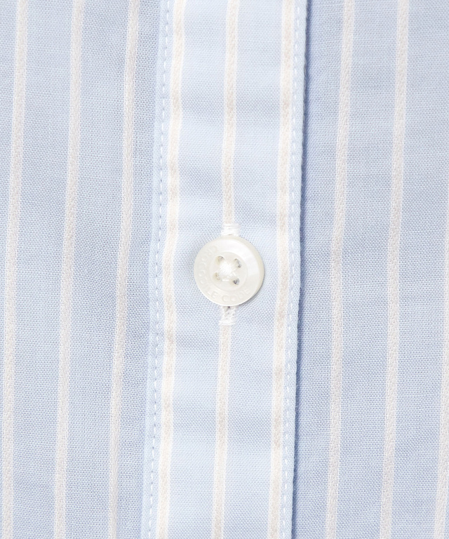 ショート丈 ストライプ柄 ブラウス