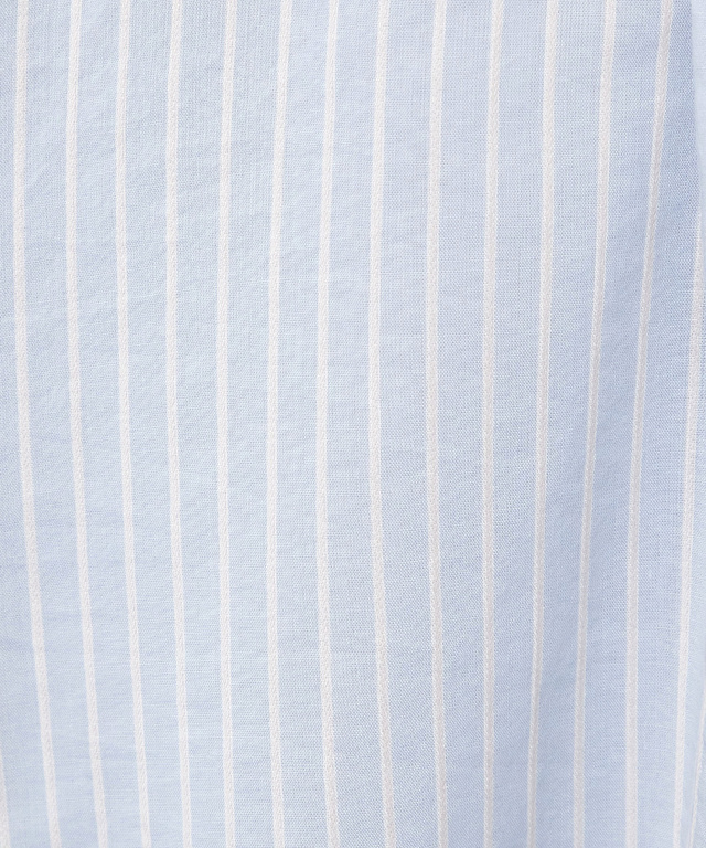 ショート丈 ストライプ柄 ブラウス