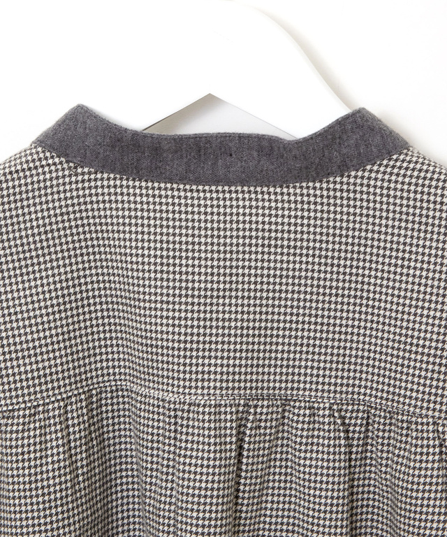 コットン ギャザー ブラウス