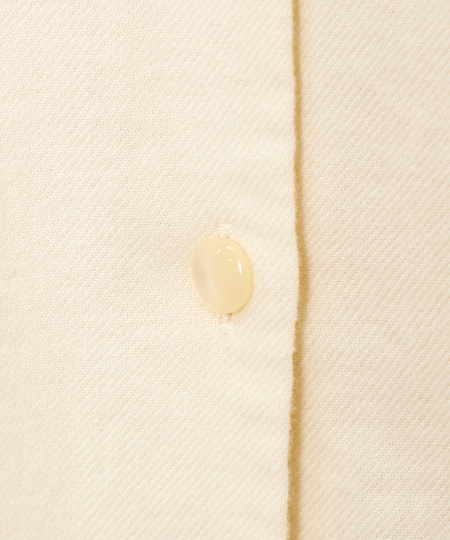 コットン ギャザー ブラウス