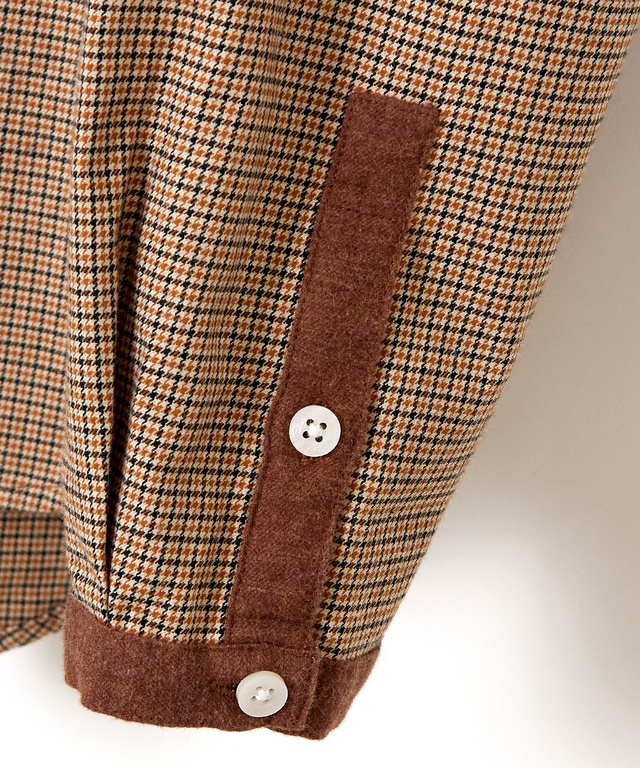 千鳥格子 配色 ブラウス