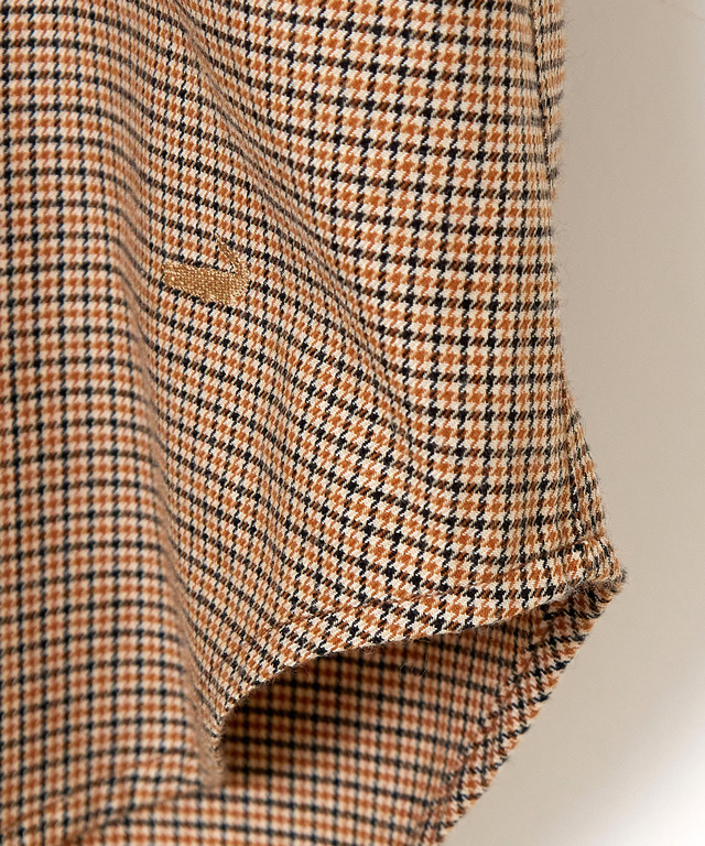 千鳥格子 配色 ブラウス