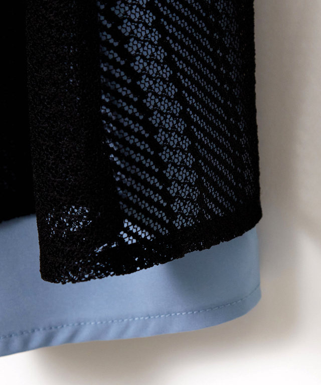 レース ノースリーブ プルオーバー