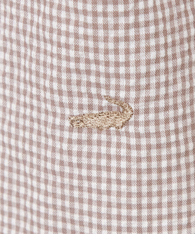 サッカー ギンガムチェック ブラウス