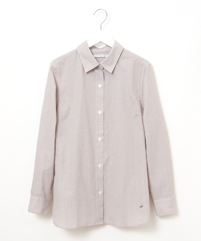 サッカー ギンガムチェック ブラウス