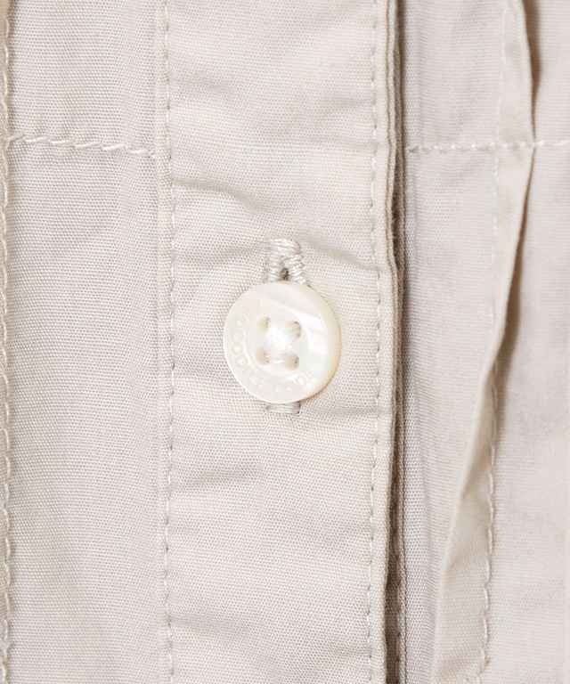 ピンタック バンドカラー ブラウス