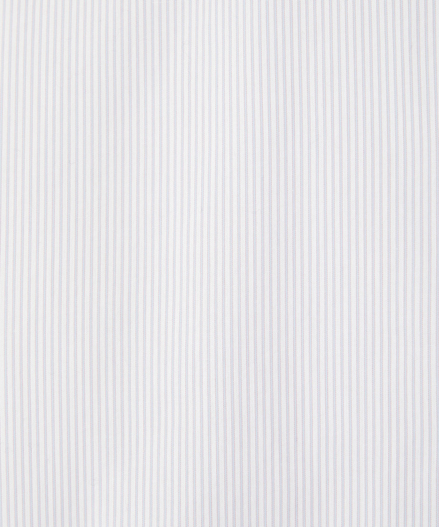 ストライプ アシンメトリー襟 ブラウス【オンラインショップ・一部店舗限定】