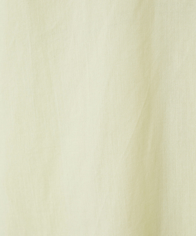 ギャザー バンドカラーブラウス