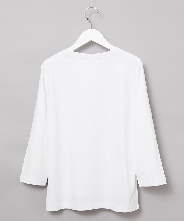 コットンレーヨン 七分袖 Tシャツ【一部店舗限定】