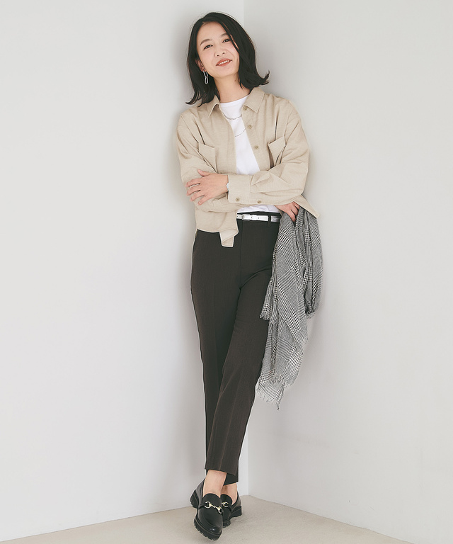コットンレーヨン 七分袖 Tシャツ【一部店舗限定】