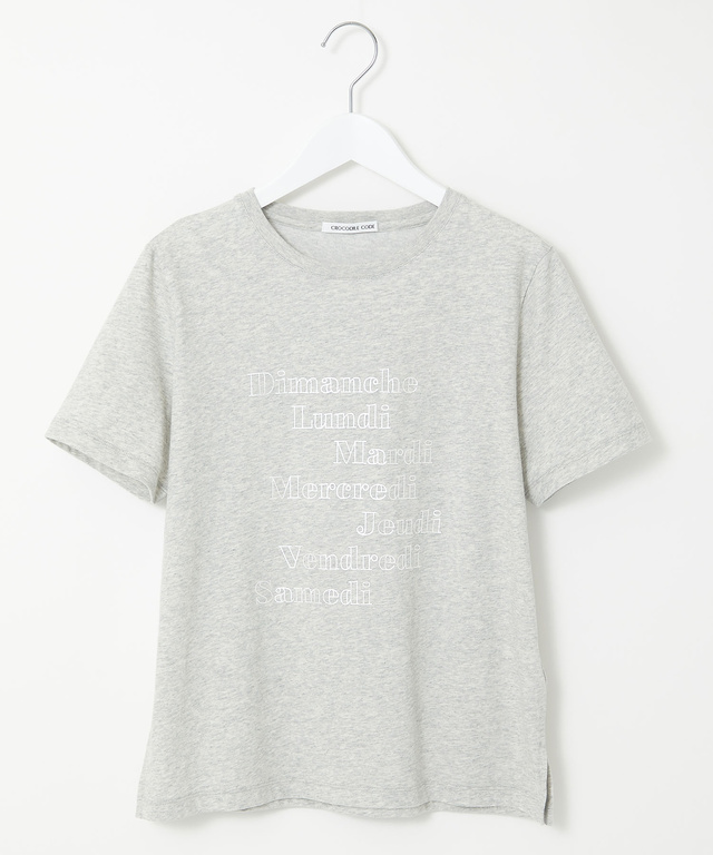 天竺 グラフィックプリント Tシャツ