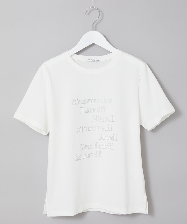 天竺 グラフィックプリント Tシャツ