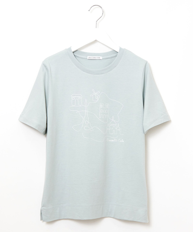 マップ プリント Tシャツ