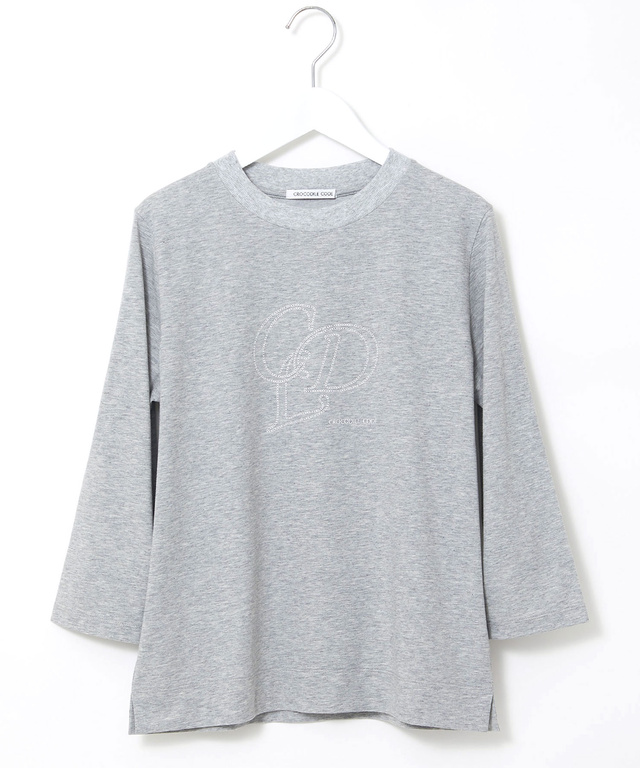 チェーンデザイン ロゴプリント Tシャツ