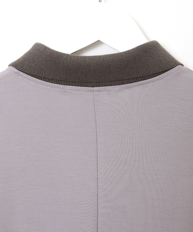 ポロ襟 カット ワンピース