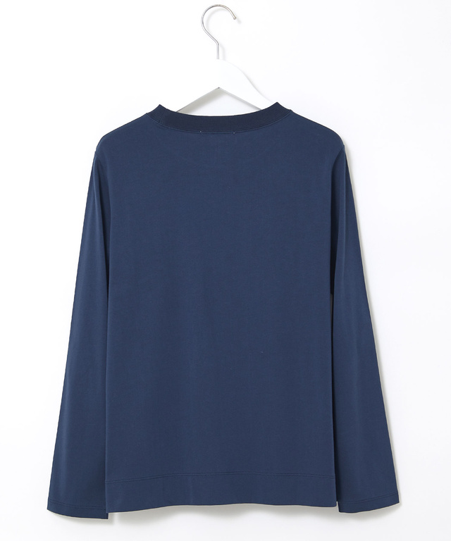 カレッジ調ロゴ 長袖 Tシャツ