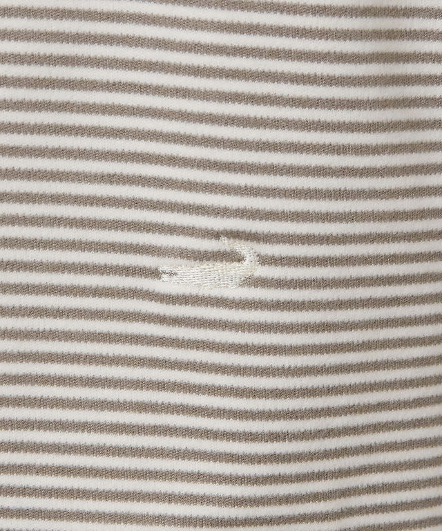 起毛 ストレッチ ハイネックカットソー