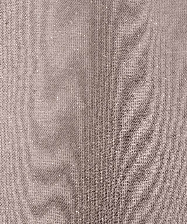 ラメ 裏毛 プルオーバー カットソー