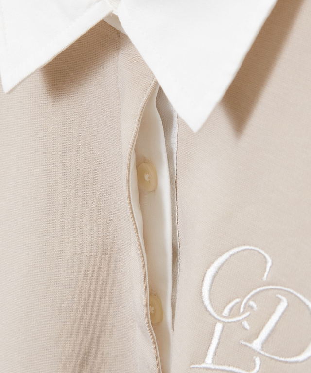 ロゴ刺繡 ラガーシャツ【オンラインショップ・一部店舗限定】