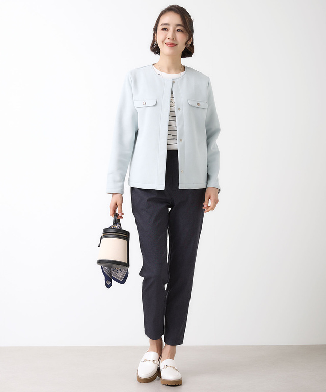 ボーダー 7分袖 Tシャツ