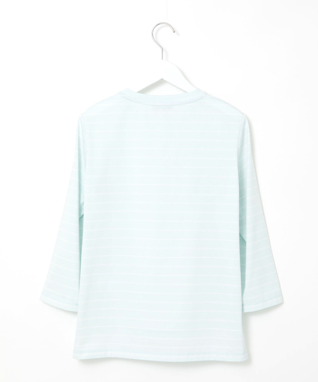 ボーダー 7分袖 Tシャツ