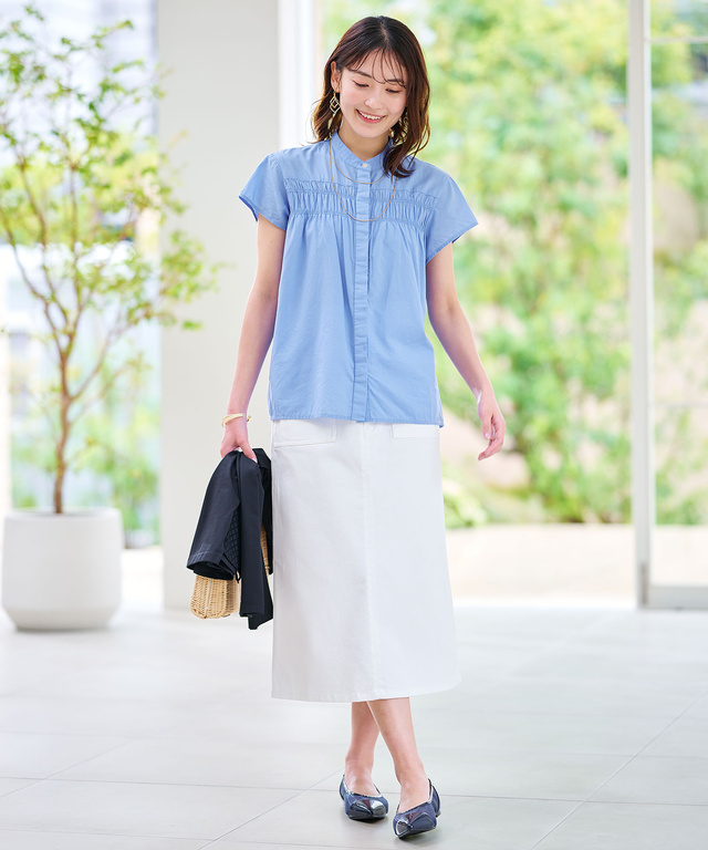 レース 切替 カーディガン