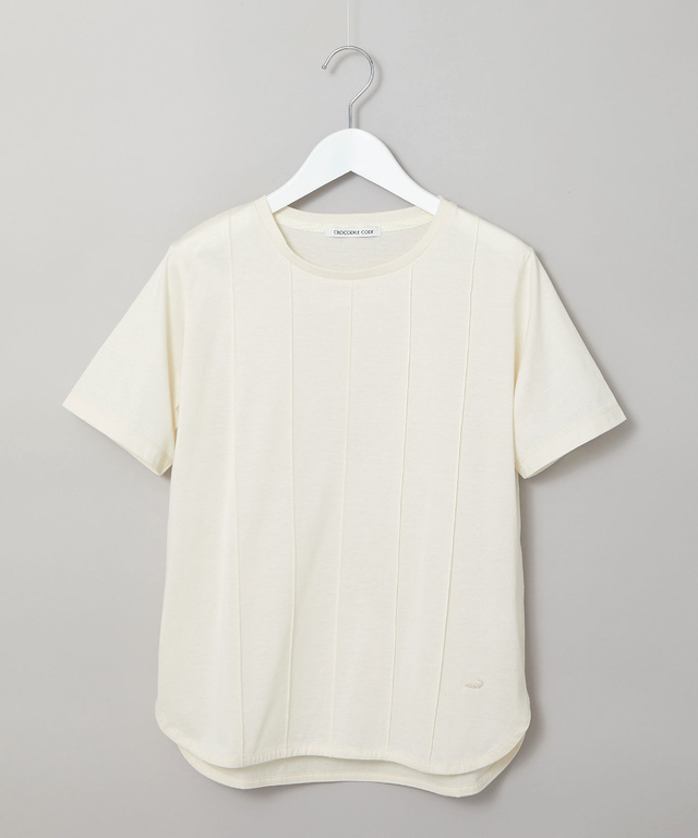 ピンタック リッチ Tシャツ