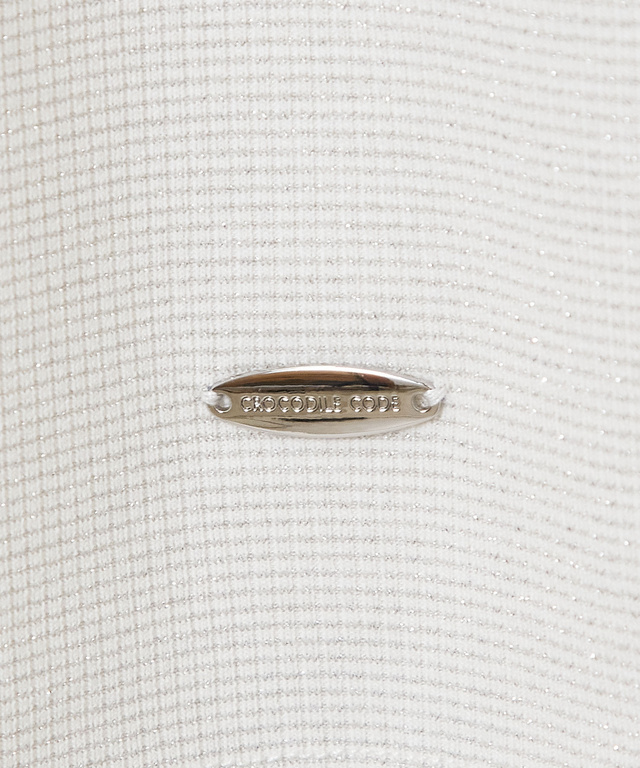 ラメ リブ タンクトップ