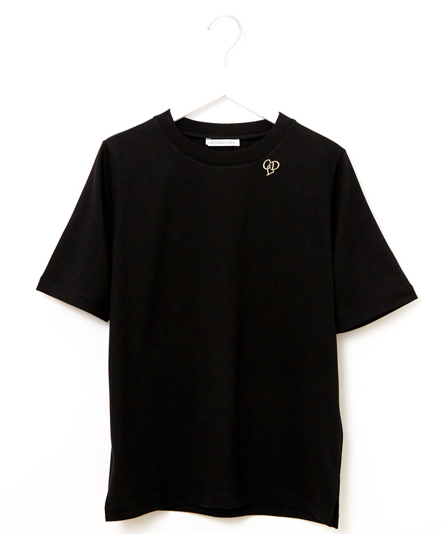 ロゴ刺繍 半袖Tシャツ