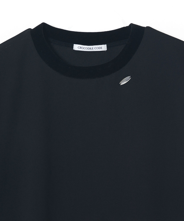 ベロア配色 Tシャツ